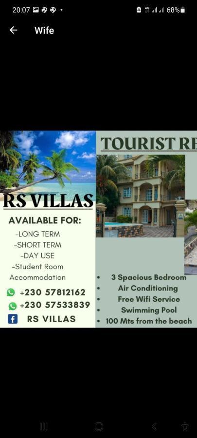 RS Villas: Beachfront Apartments with Pool and Wi-Fi Flic en Flac Exterior photo